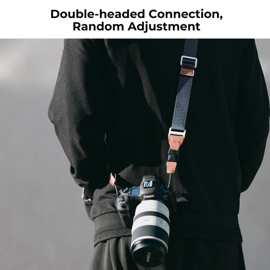 K&F Concept 32mm Camera Neck Strap sa Quick Release-om URBAN WANDER 01 (Plavi) KF13.115V2 - 2